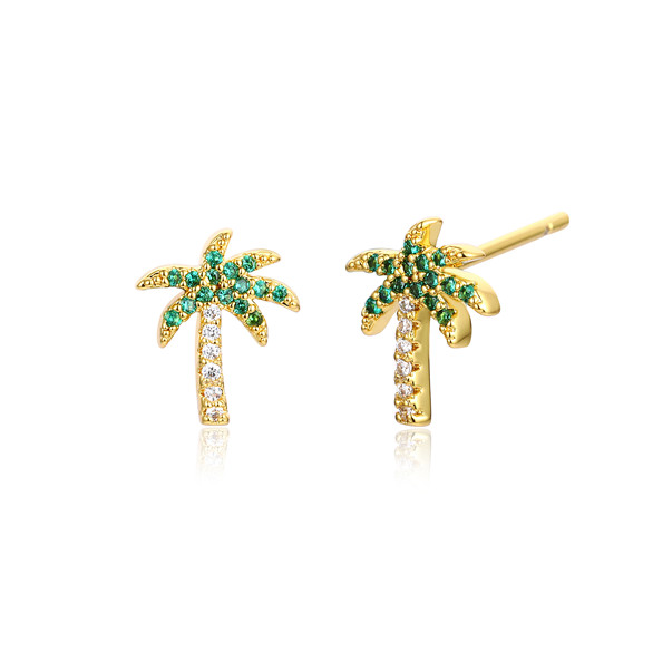 CZ PALM STUDS